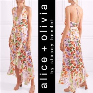 COPY - Alice + Olivia Evelia Floral Maxi Hi/Lo Dress